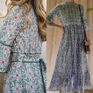 New Pink City Prints Savannah Maxi Dress